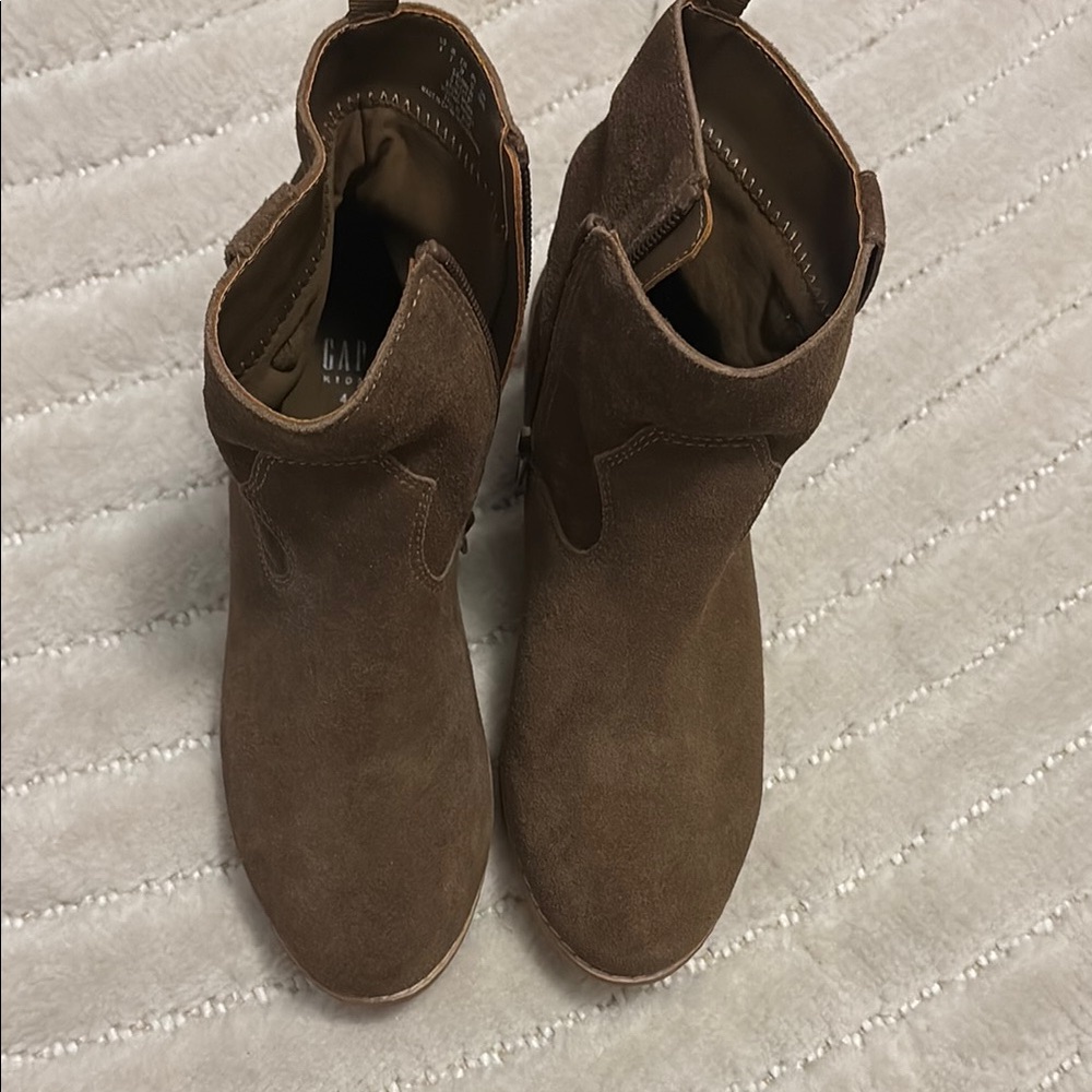 Brown Suede Ankle Boots